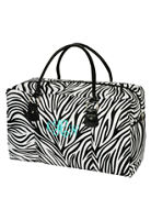 Zebra Weekender Bag