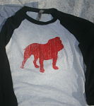 Bulldog 3/4 sleeve raglan