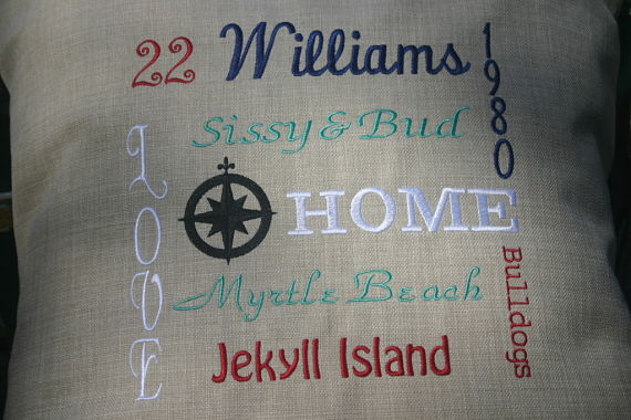 Premium custom keepsake pillow - Khaki