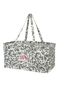 Gray Floral Ultimate Carry All