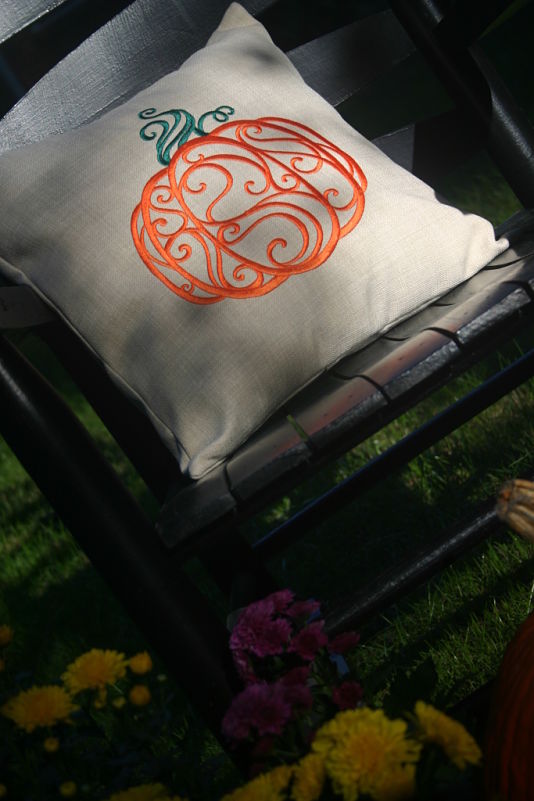 Pumpkin pillow